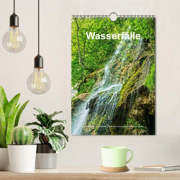 Produktbild: Wasserf&auml;lle in Deutschland, Frankreich und auf den Britischen Inseln (Wandkalender 2026 DIN A4 hoch), CALVENDO Monatskalender