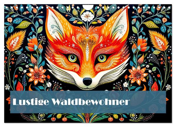 Produktbild: Lustige Waldtiere (Wandkalender 2026 DIN A4 quer), CALVENDO Monatskalender