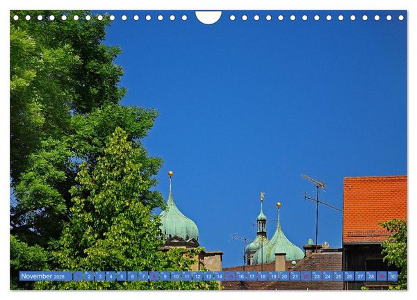 Produktbild: Kirchturmspitzen (Wandkalender 2026 DIN A4 quer), CALVENDO Monatskalender