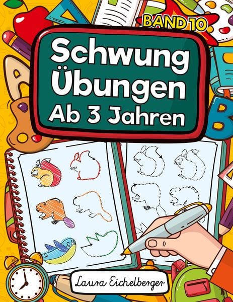Schwungübungen Ab 3 Jahren, Taschenbuch von Laura Eichelberger, Digital Front GmbH, 9783969260524