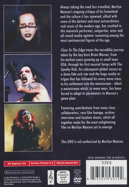 Produktbild: Marilyn Manson - Close To The Edge