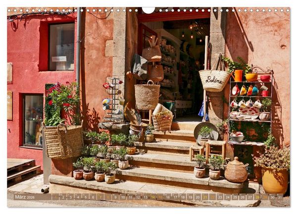 Produktbild: Spaziergang durch Roussillon (Wandkalender 2026 DIN A3 quer), CALVENDO Monatskalender