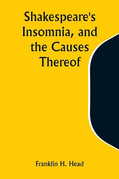 Produktbild: Shakespeare's Insomnia, and the Causes Thereof