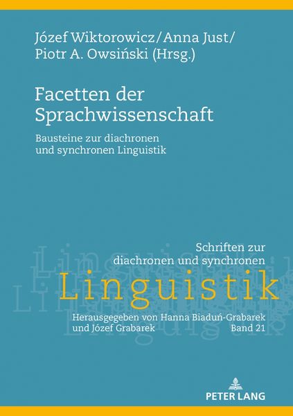 Produktbild: Facetten der Sprachwissenschaft