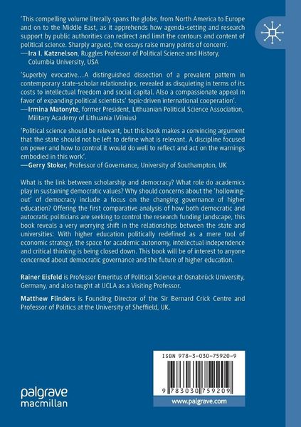 Produktbild: Political Science in the Shadow of the State