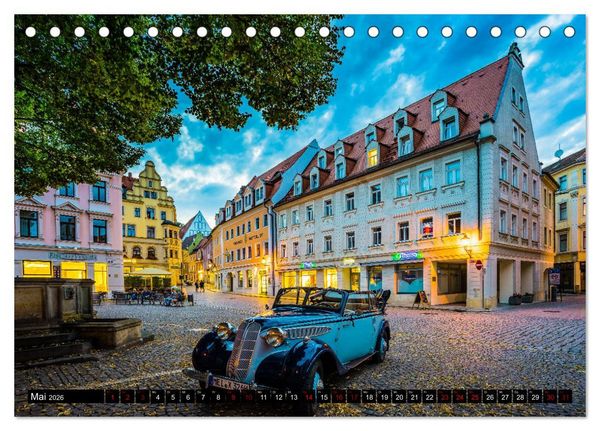 Produktbild: Mei&szlig;en Impressionen (Tischkalender 2026 DIN A5 quer), CALVENDO Monatskalender