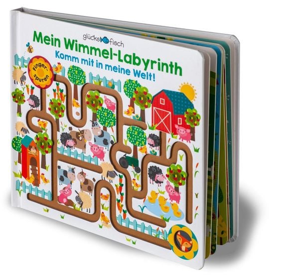 Produktbild: Gl&uuml;cksfisch: Mein Wimmel-Labyrinth: Komm mit in meine Welt!