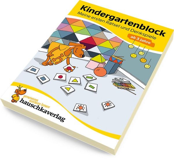Produktbild: Kindergartenblock ab 3 Jahre - Meine ersten R&auml;tsel und Denkspiele