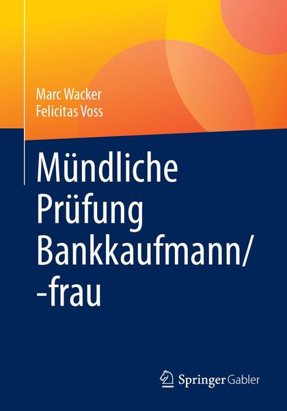 Produktbild: M&uuml;ndliche Pr&uuml;fung Bankkaufmann/-frau