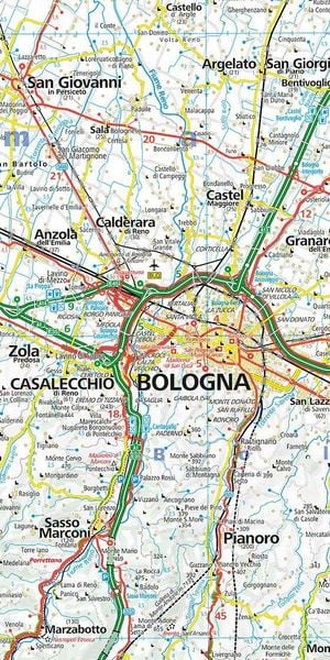 Produktbild: K&uuml;mmerly+Frey Regional-Strassenkarte 7 Emilia Romagna 1:200.000