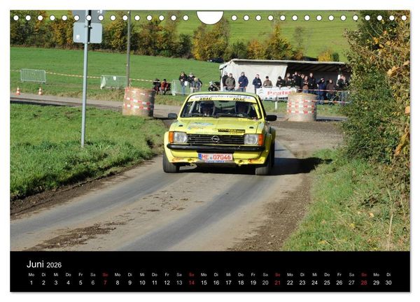 Produktbild: Asphalt und Schotter Rallye (Wandkalender 2026 DIN A4 quer), CALVENDO Monatskalender