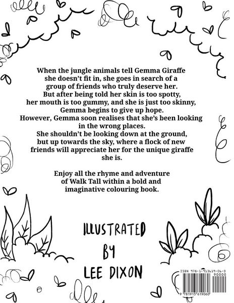 Produktbild: Walk Tall Colouring Book
