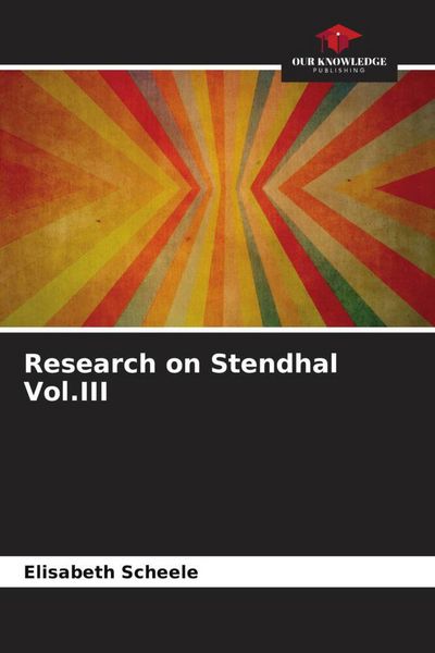 Produktbild: Research on Stendhal Vol.III