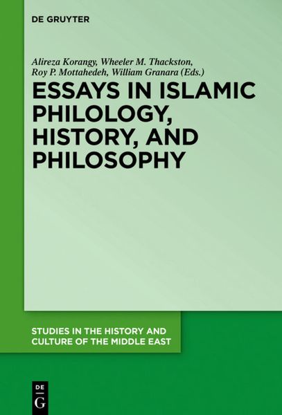 Produktbild: Essays in Islamic Philology, History, and Philosophy