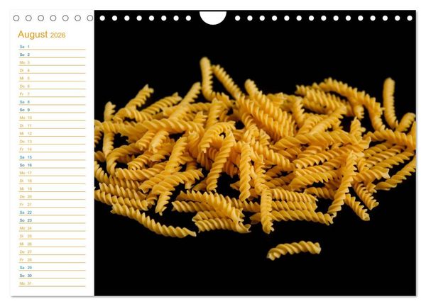 Produktbild: Pasta (Wandkalender 2026 DIN A4 quer), CALVENDO Monatskalender