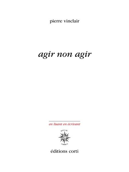 Produktbild: Agir non agir : &eacute;l&eacute;ments pour une po&eacute;sie de la r&eacute;sistance &eacute;cologique