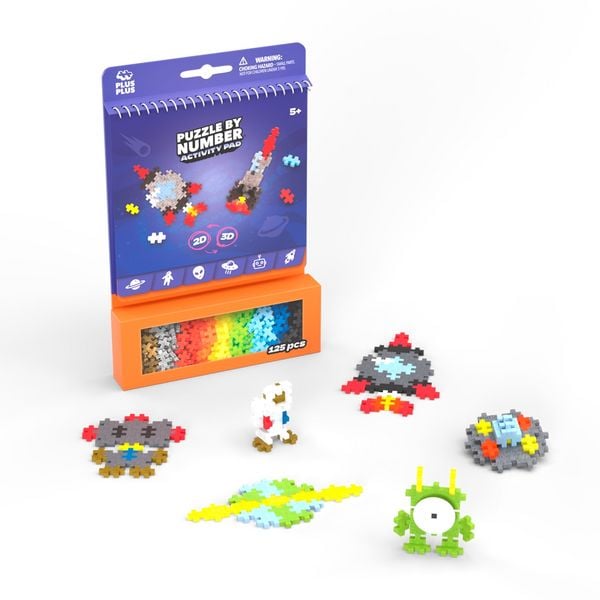 Produktbild: PLUS PLUS - 125 Kreativ Bausteine Puzzle Weltraum