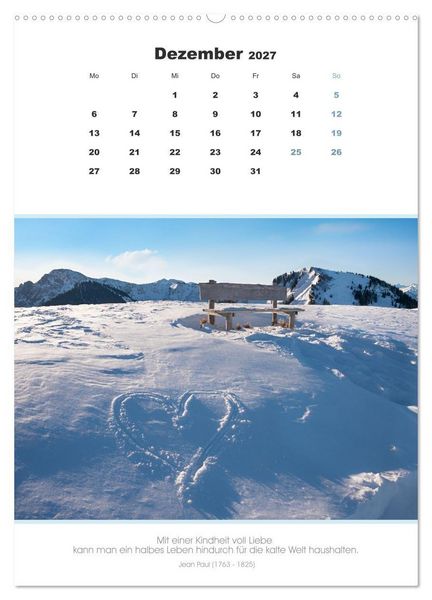 Produktbild: Attraktive Herzmotive 2027 (Wandkalender 2027 DIN A2 hoch), CALVENDO Monatskalender