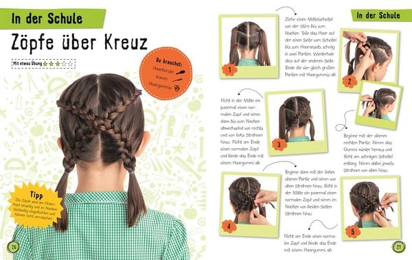 Produktbild: Z&ouml;pfe, Knoten, Flechtfrisuren