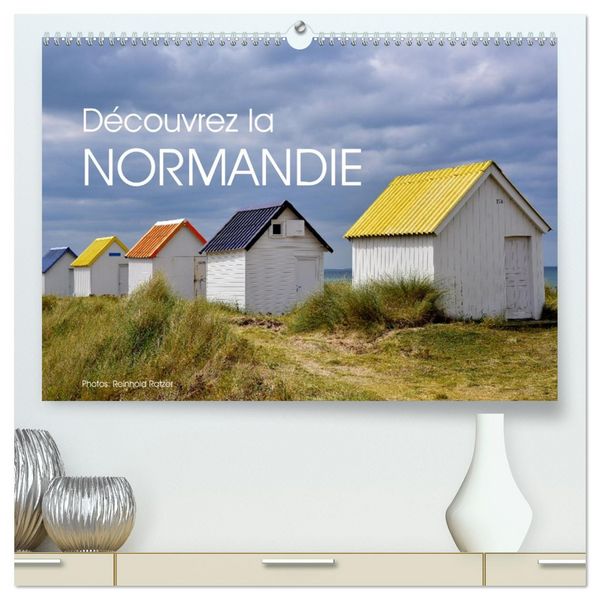Produktbild: D&eacute;couvrez la Normandie (Calendrier mural 2026 DIN A2 vertical) calendrier de bureau