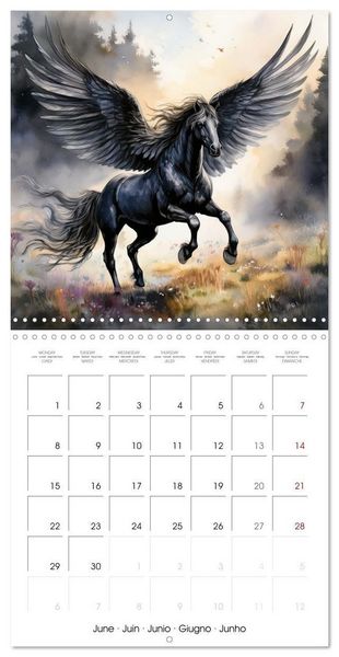 Produktbild: Kohrt, S: Chevaux fabuleux des l&eacute;gendes et des mythes (Calen