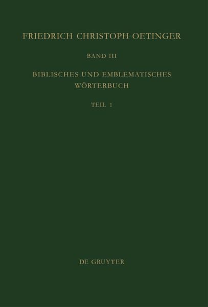 Produktbild: Biblisches und emblematisches W&ouml;rterbuch