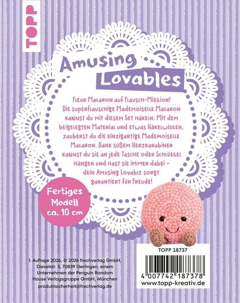 Produktbild: Amusing Lovables H&auml;kelset Fleur Macaron