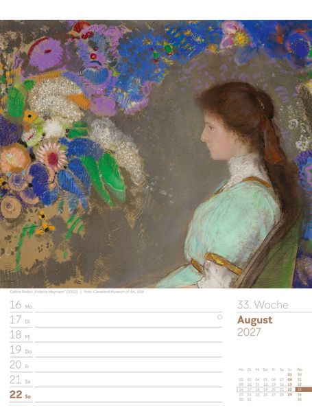 Produktbild: Kunstwelt Wochenplaner Kalender 2027 | Impressionismus und Klassische Moderne