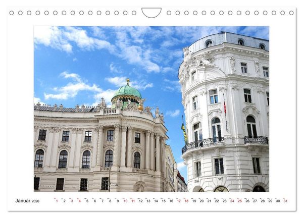 Produktbild: Bezauberndes Wien (Wandkalender 2026 DIN A4 quer), CALVENDO Monatskalender