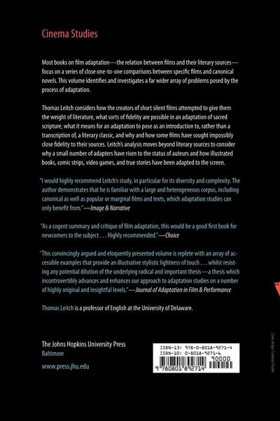 Produktbild: Film Adaptation and Its Discontents