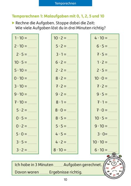 Produktbild: 1x1 lernen 2./3. Klasse &Uuml;bungsblock