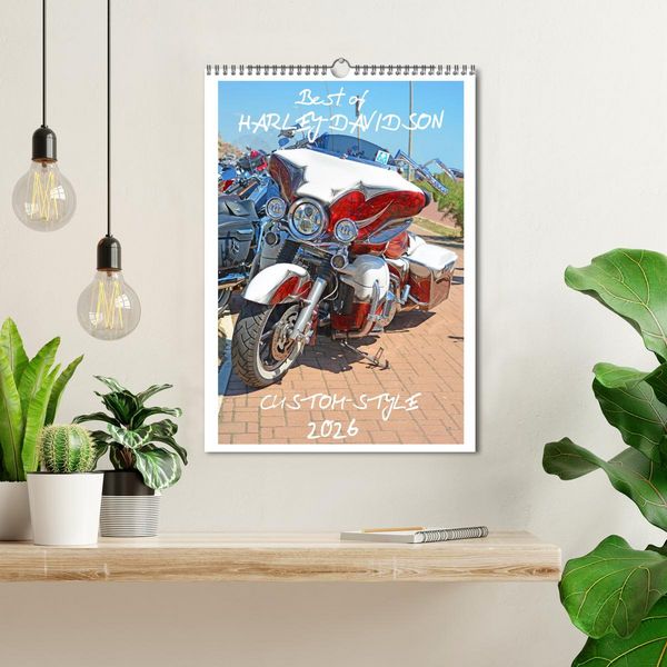Produktbild: Best of Harley-Davidson Custom-Style 2026 (Wandkalender 2026 DIN A3 hoch), CALVENDO Monatskalender