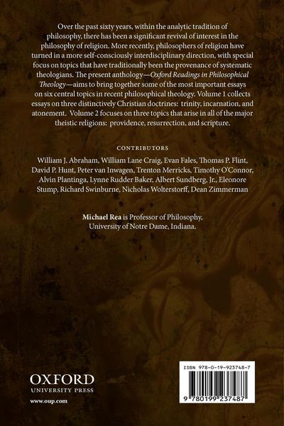 Produktbild: Oxford Readings in Philosophical Theology