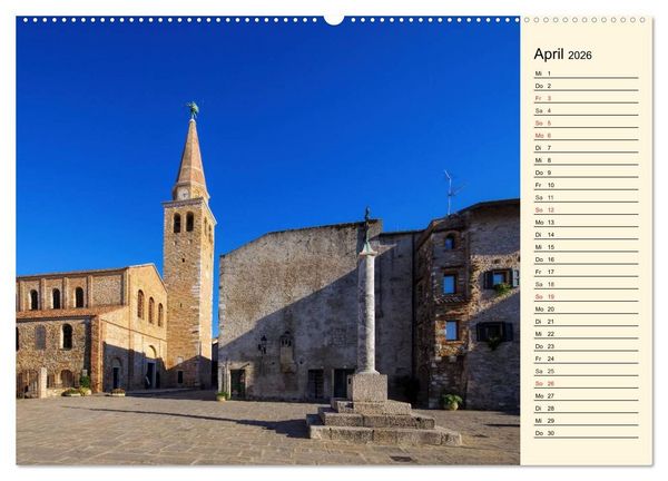 Produktbild: Friaul-Julisch Venetien - Italiens sch&ouml;ner Nordosten (Wandkalender 2026 DIN A2 quer), CALVENDO Monatskalender