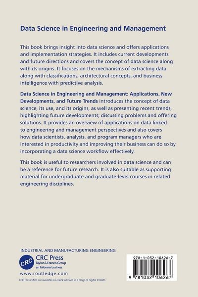 Produktbild: Data Science in Engineering and Management