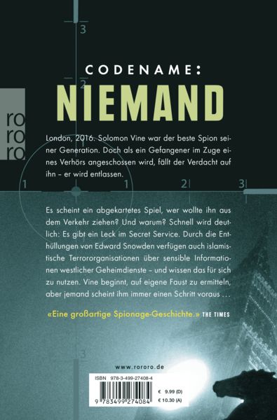 Produktbild: Niemand kennt deinen Namen