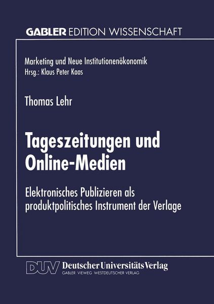 Produktbild: Tageszeitungen und Online-Medien