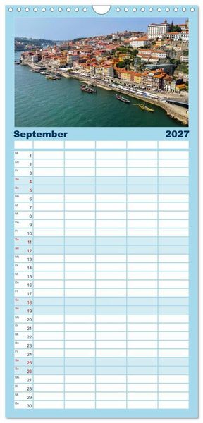 Produktbild: Familienplaner 2027 - Kreuzfahrtpiraten mit 5 Spalten (Wandkalender, 21 x 45 cm) CALVENDO