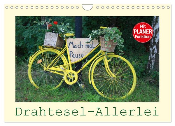 Produktbild: Drahtesel-Allerlei (Wandkalender 2026 DIN A4 quer), CALVENDO Monatskalender