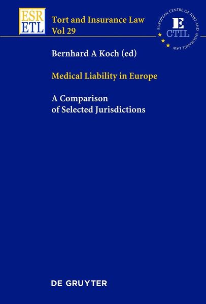 Produktbild: Medical Liability in Europe