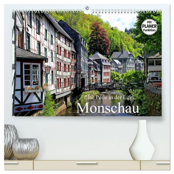 Produktbild: Eine Perle in der Eifel - Monschau (hochwertiger Premium Wandkalender 2026 DIN A2 quer), Kunstdruck in Hochglanz