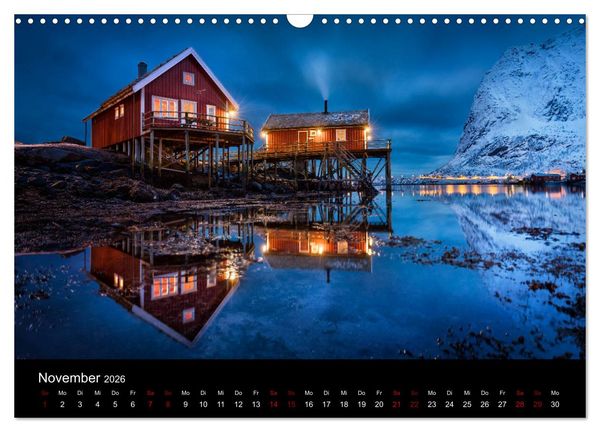 Produktbild: Lofoten - Inseln im Nordmeer (Wandkalender 2026 DIN A3 quer), CALVENDO Monatskalender