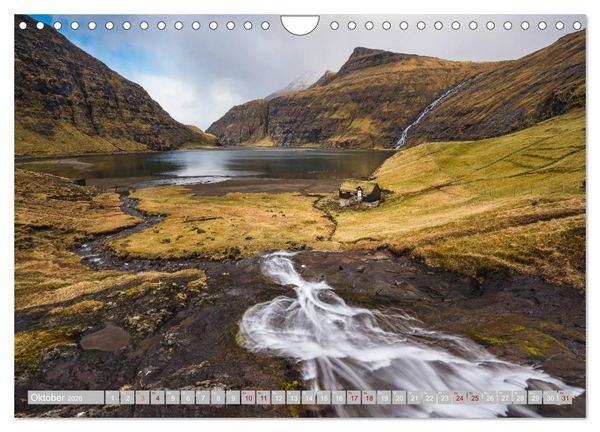 Produktbild: Traumlandschaft im Nordatlantik. F&auml;r&ouml;er Inseln (Wandkalender 2026 DIN A4 quer), CALVENDO Monatskalender