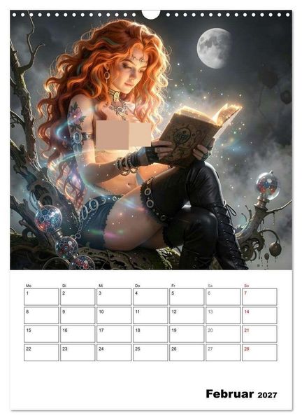 Produktbild: Mystische Engel (Wandkalender 2027 DIN A3 hoch), CALVENDO Monatskalender