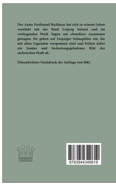 Produktbild: Die Sagen der Stadt Leipzig
