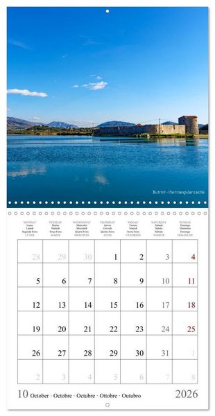 Produktbild: Albania - The Unknown beauty (Wall Calendar 2026 12 &times; 12 Inch) CALVENDO 12 Month Wall Calendar