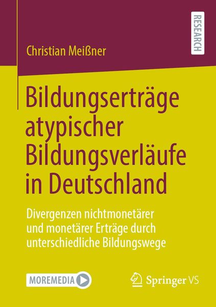 Produktbild: Bildungsertr&auml;ge atypischer Bildungsverl&auml;ufe in Deutschland