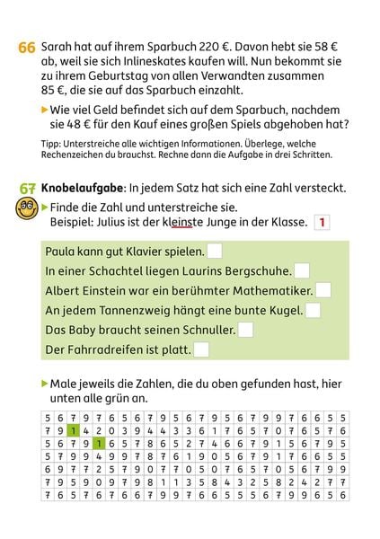 Produktbild: Mathe 3. Klasse &Uuml;bungsheft - Textaufgaben