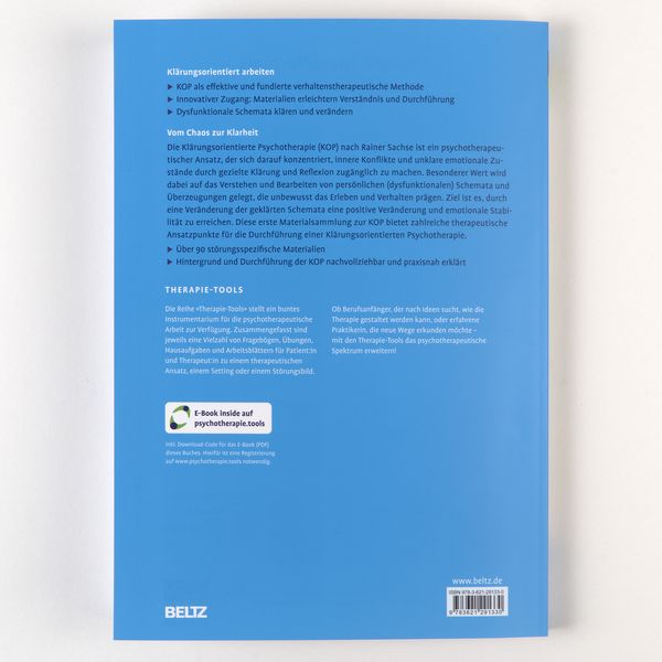 Produktbild: Therapie-Tools Kl&auml;rungsorientierte Psychotherapie (KOP)