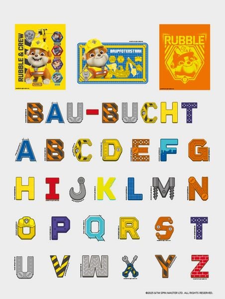 Produktbild: Rubble & Crew: 1001 Sticker: Stickern &ndash; R&auml;tseln &ndash; Ausmalen